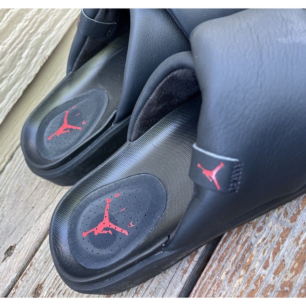 Nike Air Jordan Sophia Slide Women's 10 Off Noir Fire Red Black DO8863-060 - Picture 3 of 13